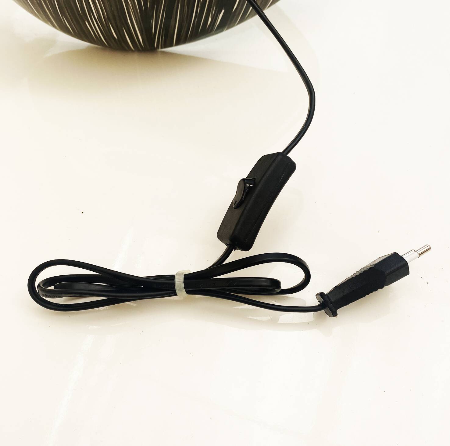 Ariele ceramic lamp, 1950s, Italy, Ariele Torino