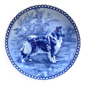 Assiette chien Collie porcelaine danoise