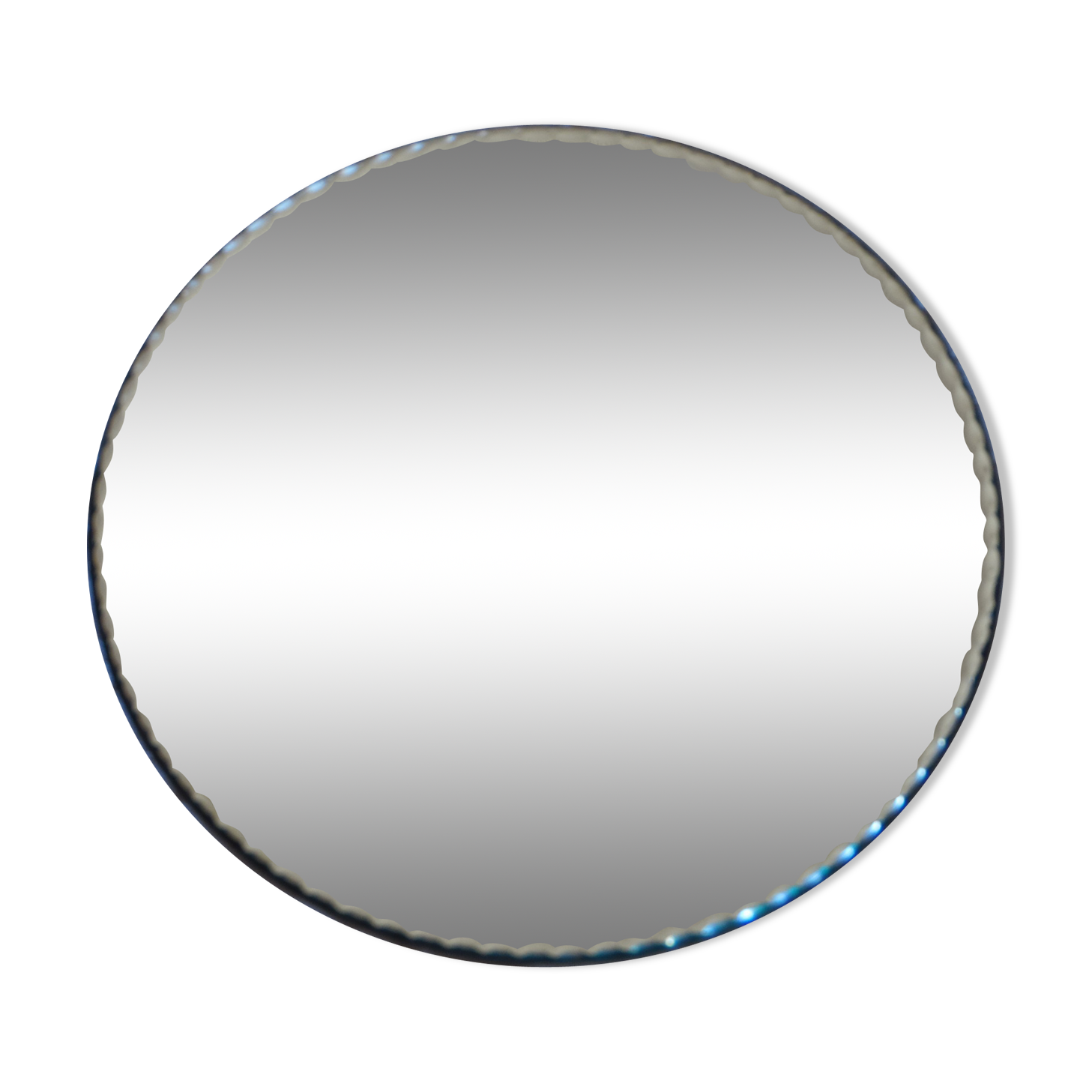 Round table mirror beveled  28x28cm