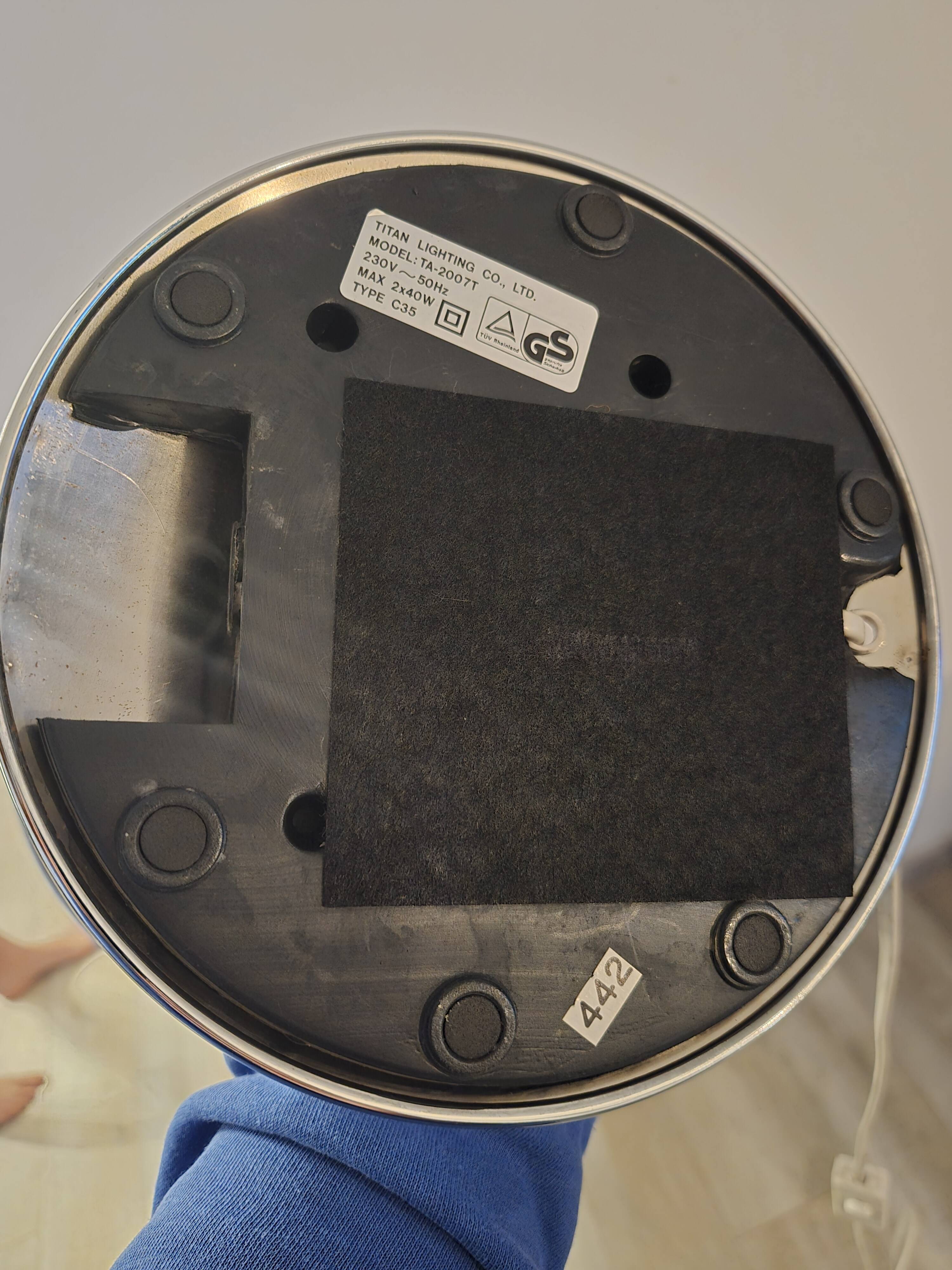 Mushroom lamp ocean liner