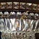 Lustre pampille vintage