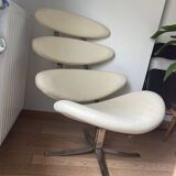 Corona chair original design by Paul M. in cowhide leather