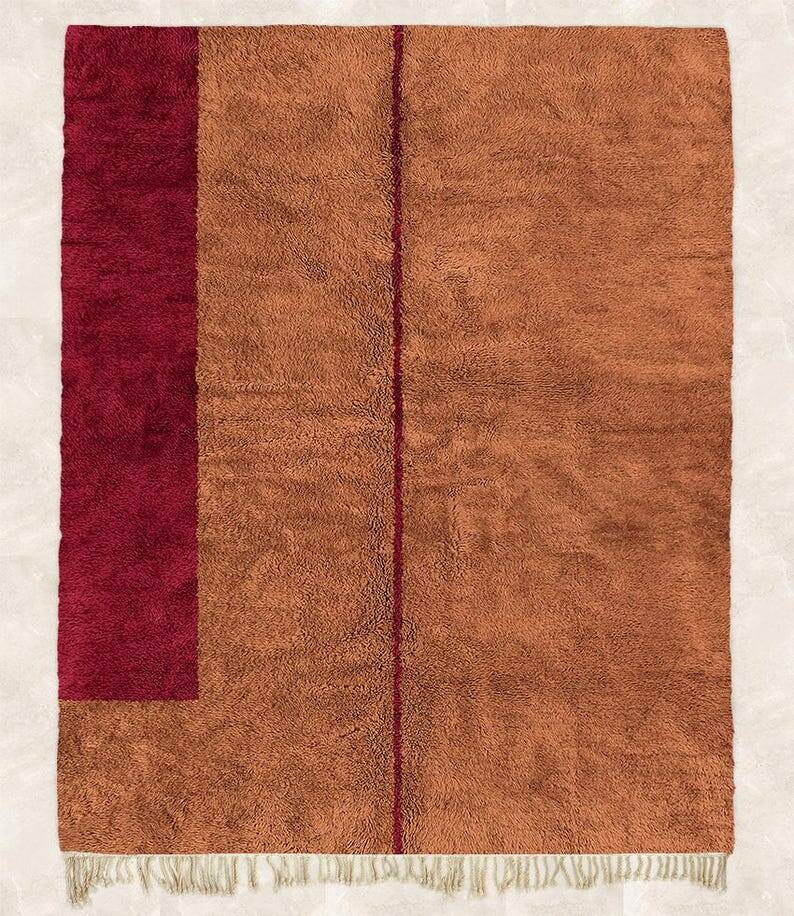 Traditional handmade Beni Ouarine rug 250cmx150cm