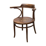 Baumann office chair 1914 curved wood