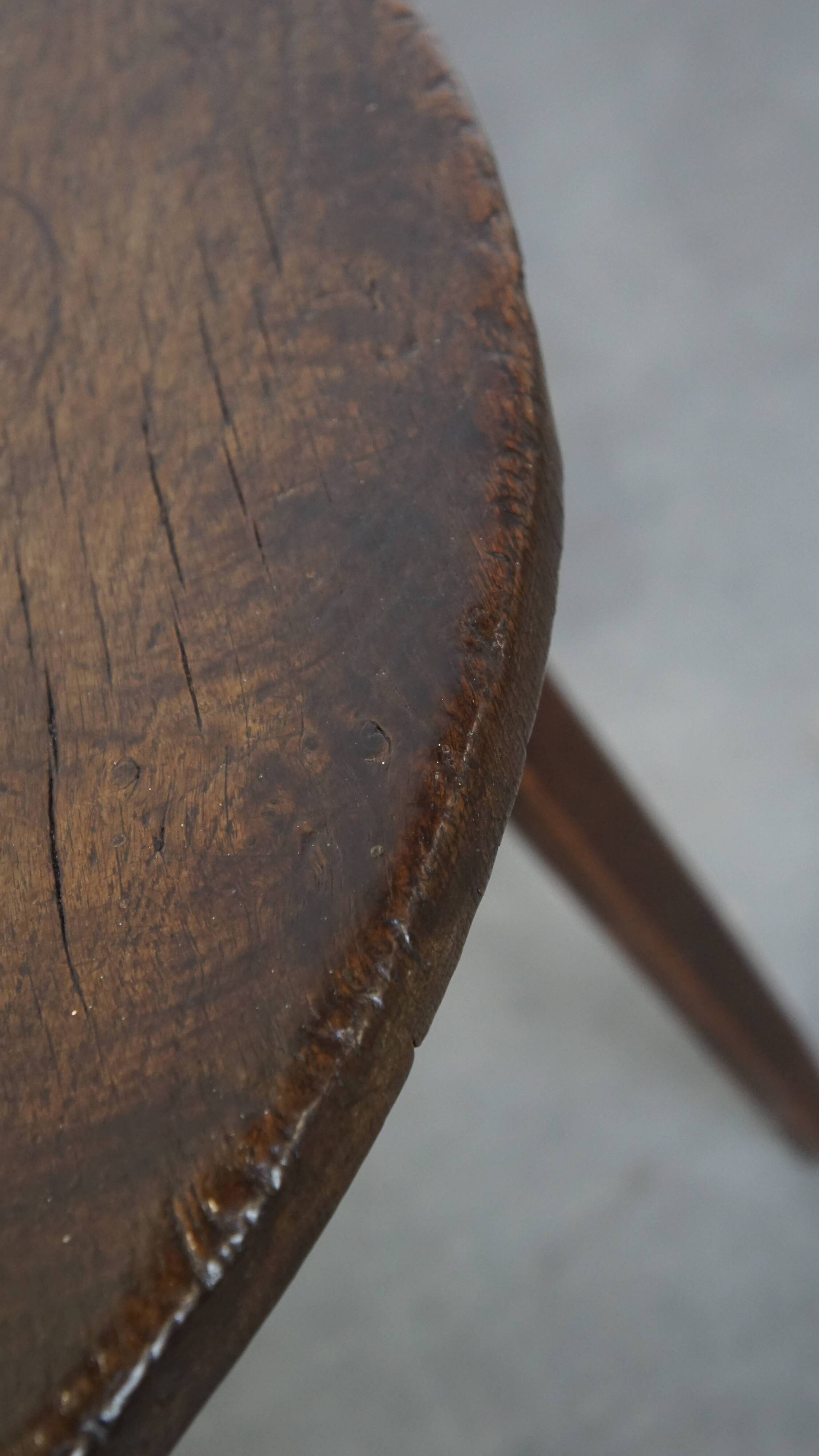 Antique English cricket table from the 18th century
