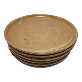 Set de 6 assiettes en grès