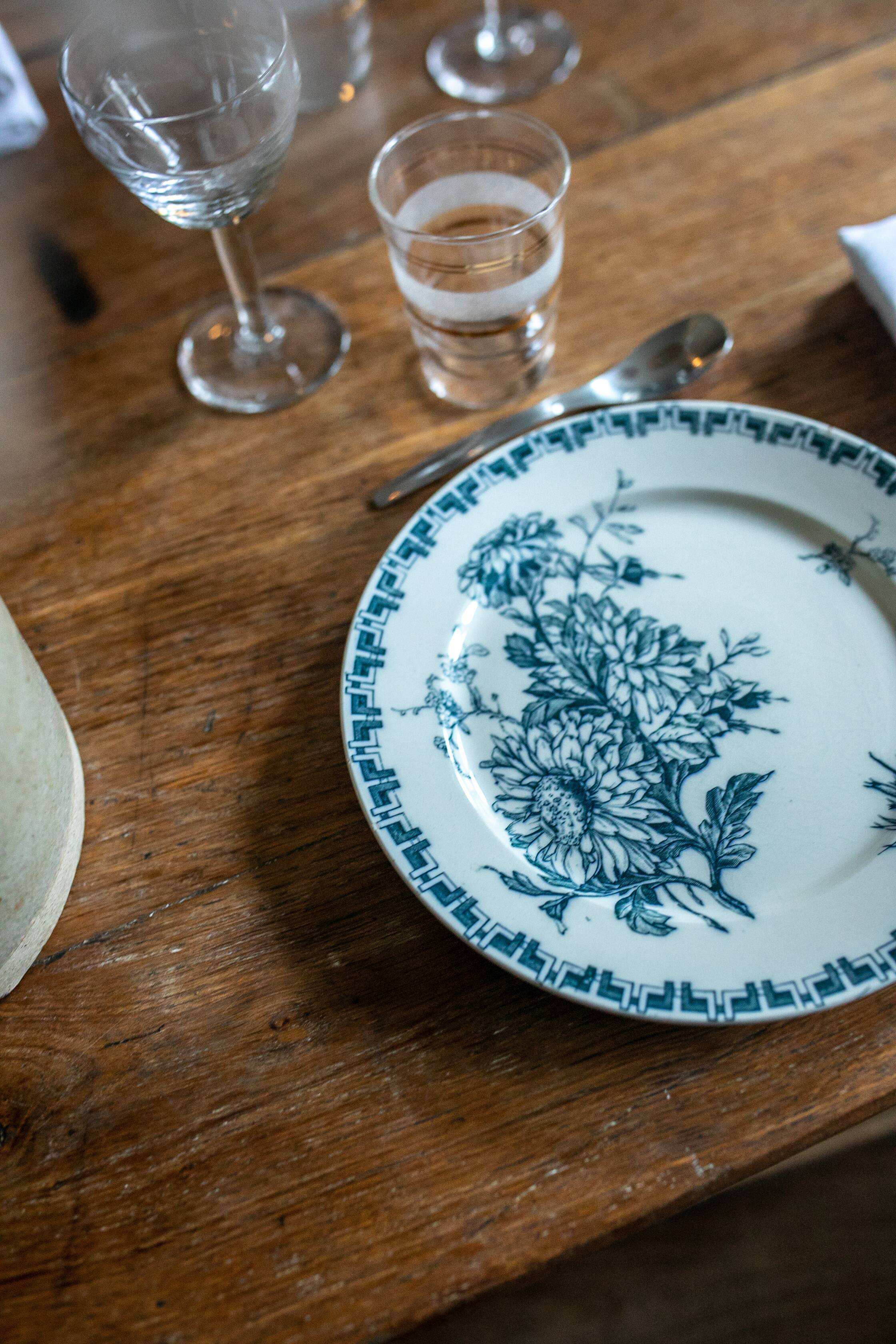 Les 6 assiettes sarreguemines