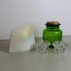 Green glass jar or jar