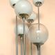 Contemporary Floor lamp in Chrome and Murano glass