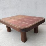 Ceramic coffee table Vallauris Barrois