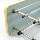 Porte-manteau vintage bleu des années 50