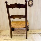 brutalist wooden chair dudouyt