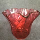 Enamelled red tulips