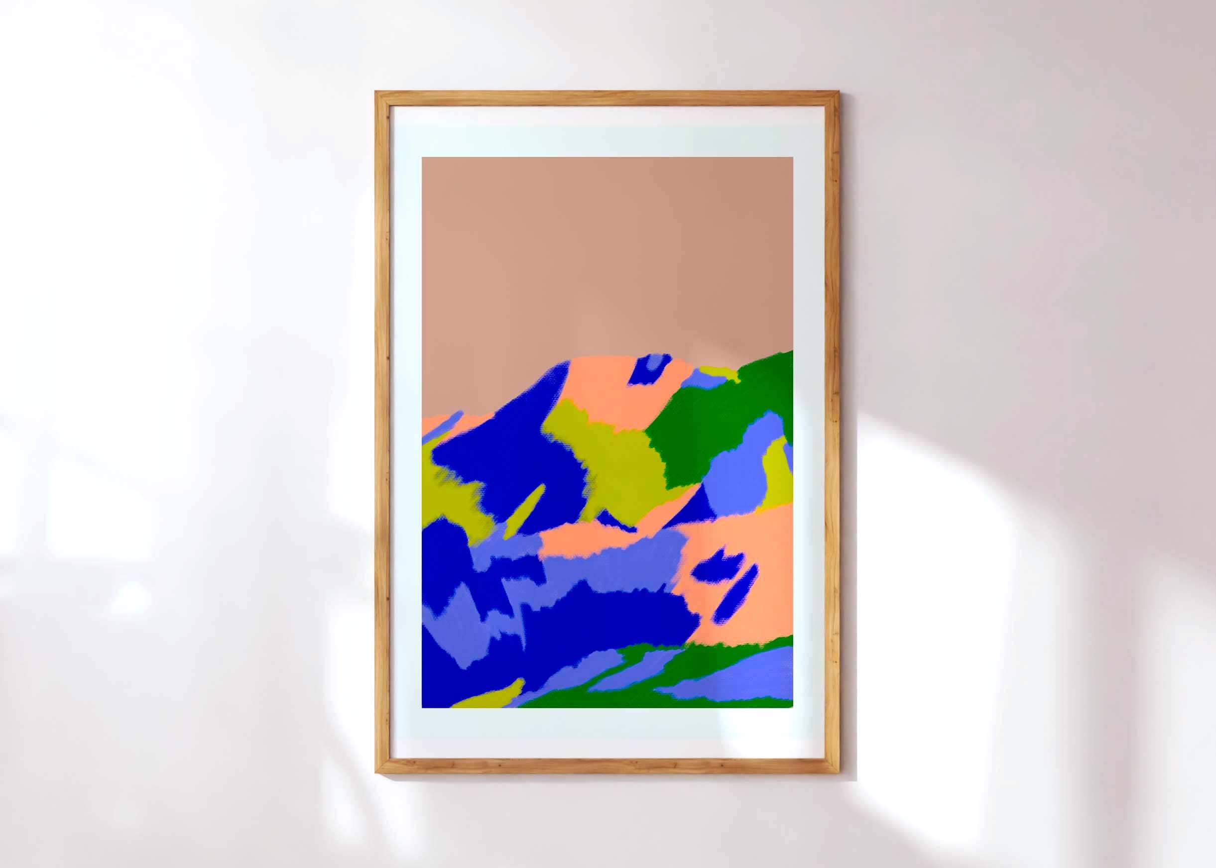 Montchavin - Limited edition art print (A4)