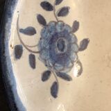 Old dish mounted in ceramic, scallop