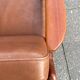 Scandinavian teak and leather sofa from the 70s