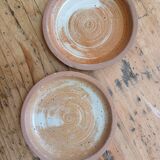 Stoneware coffee service, cups and saucers