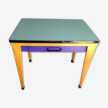 School table restored 80 formica tray