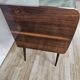 Commode des années 1960 avec verre et six tiroirs
