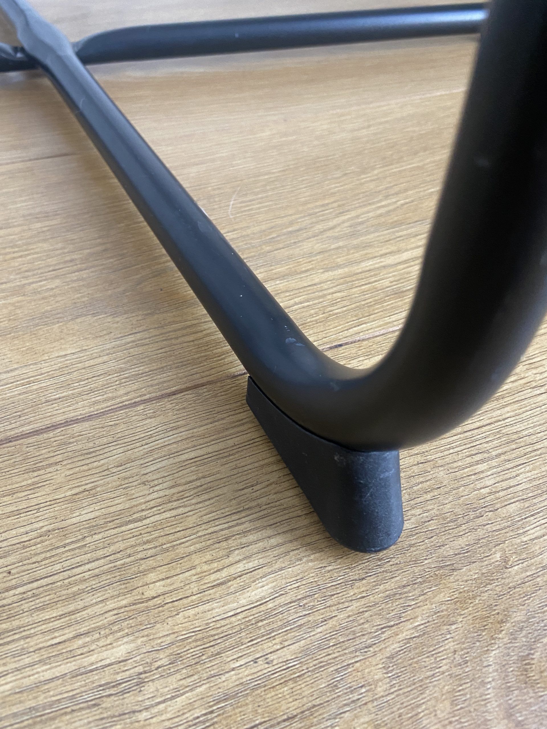 Black räane armchair by niels gammelgaard for ikea