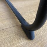 Black räane armchair by niels gammelgaard for ikea