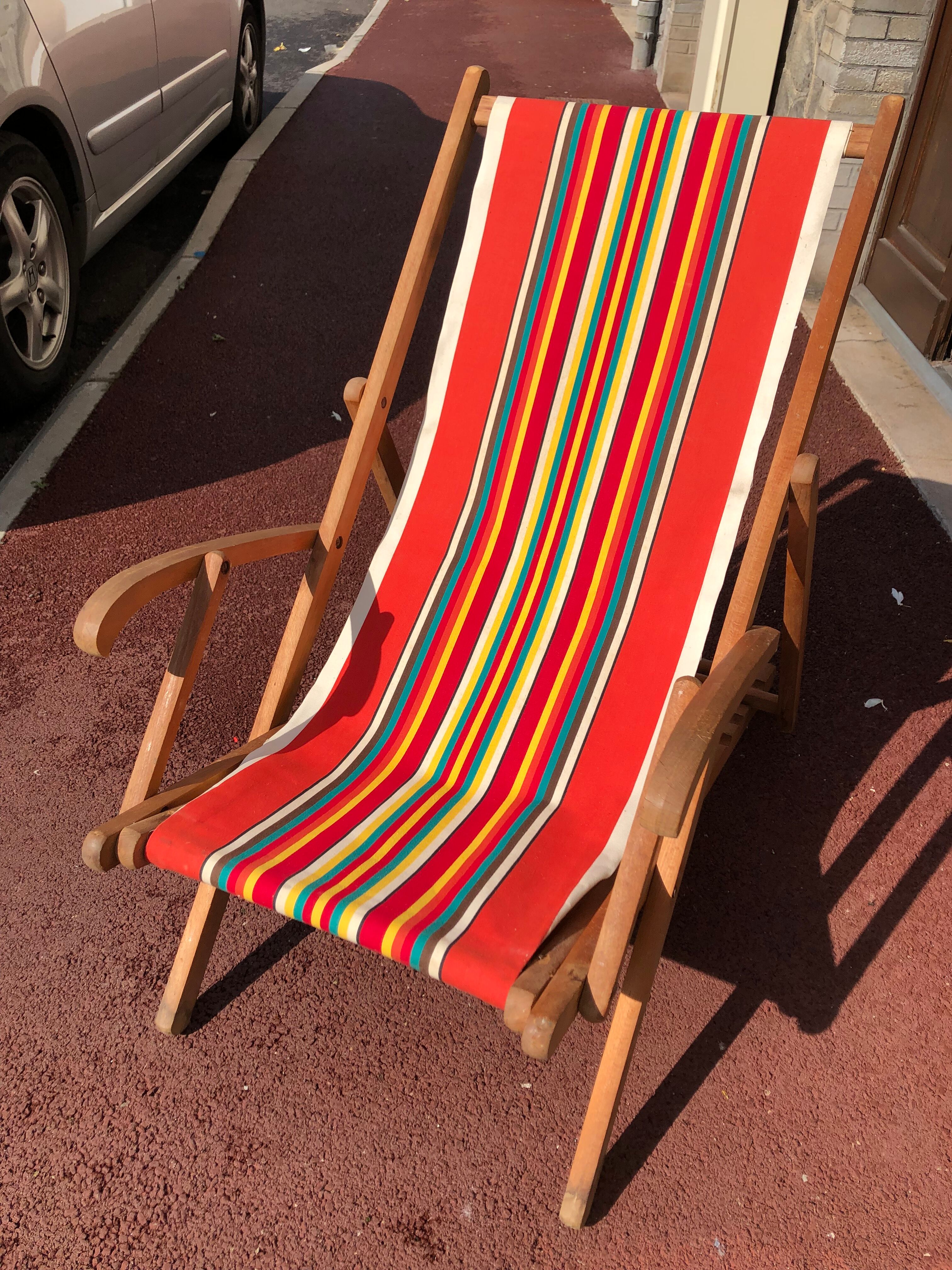 Chilean transat vintage stripes