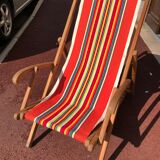 Chilienne transat vintage rayures