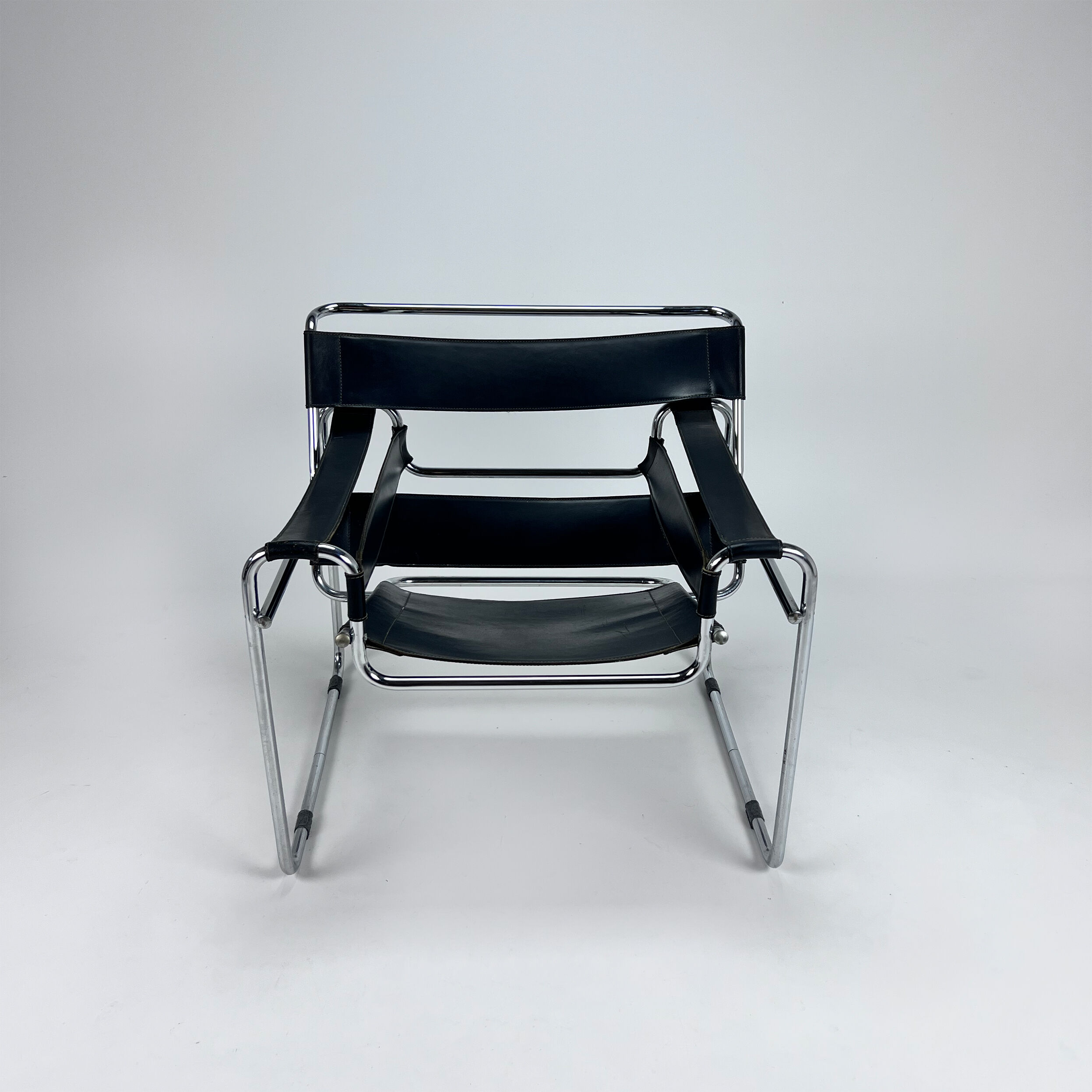 Fauteuil Wassily B3 par Marcel Breuer, années 1980