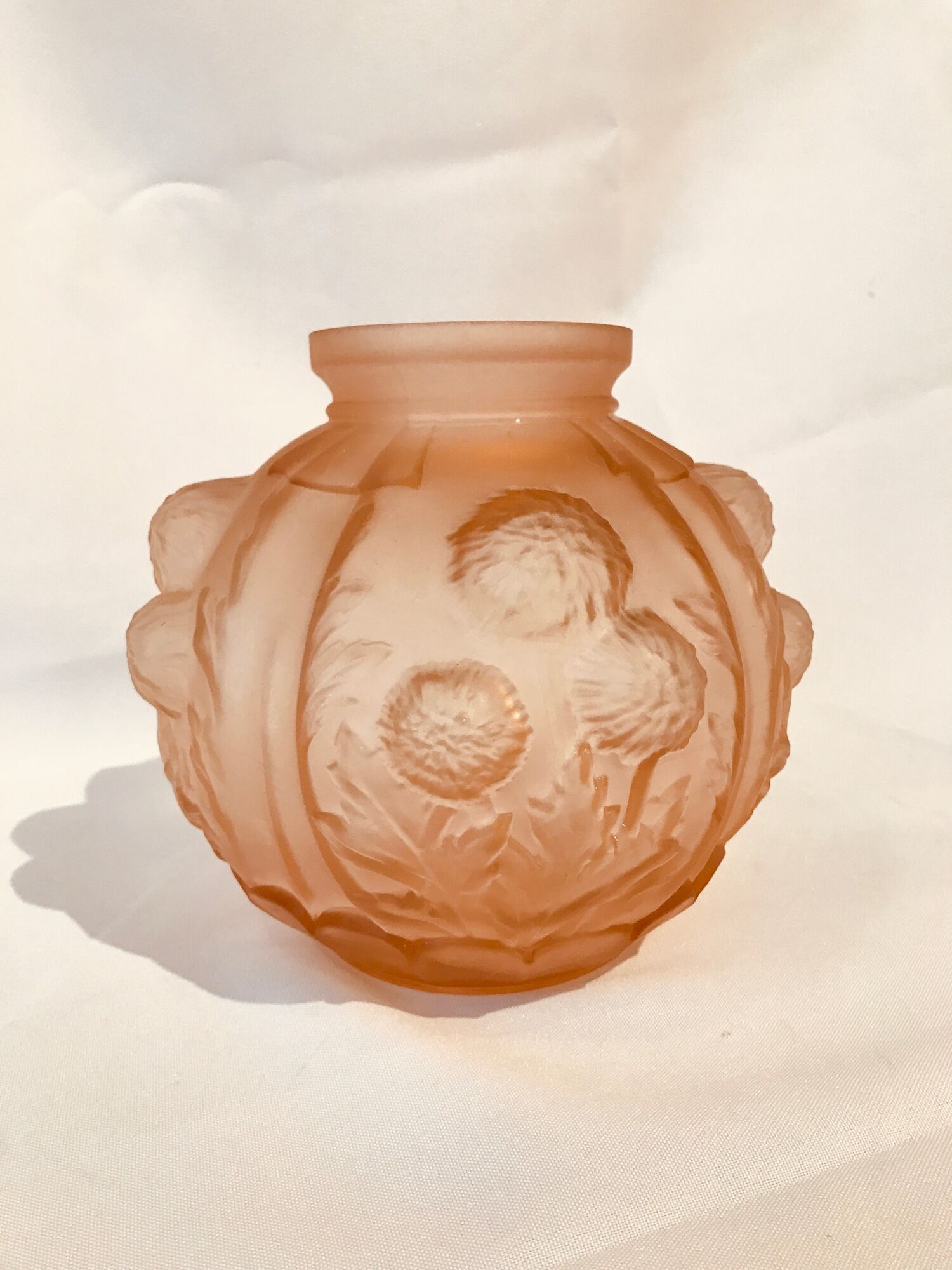 Art Deco vase in glass paste Pierre de Cagny