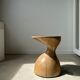 Solid wood sofa end