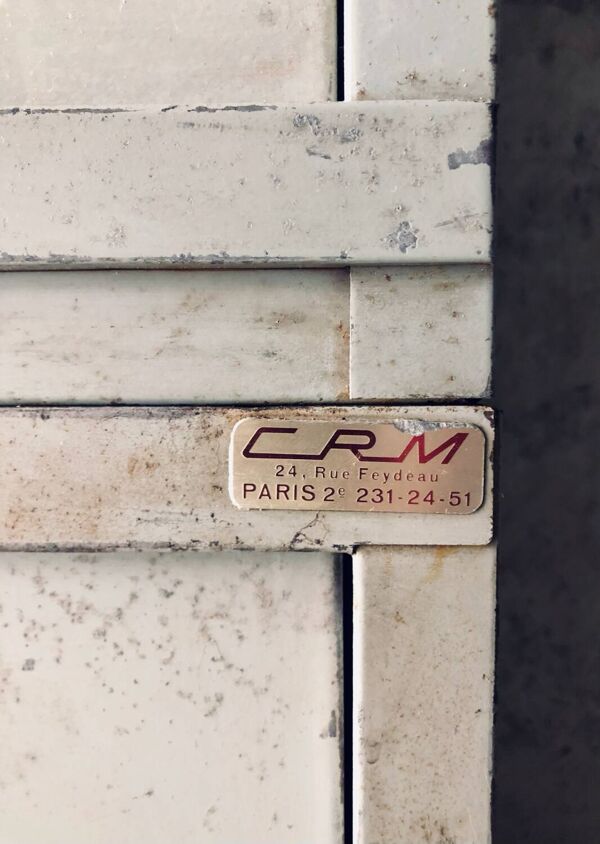 Paire de Casiers métalliques industriels CRM Paris