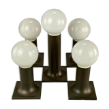 1960s 1970s tube wall lamps by Rolf Krüger for Staff