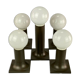 1960s 1970s tube wall lamps by Rolf Krüger for Staff