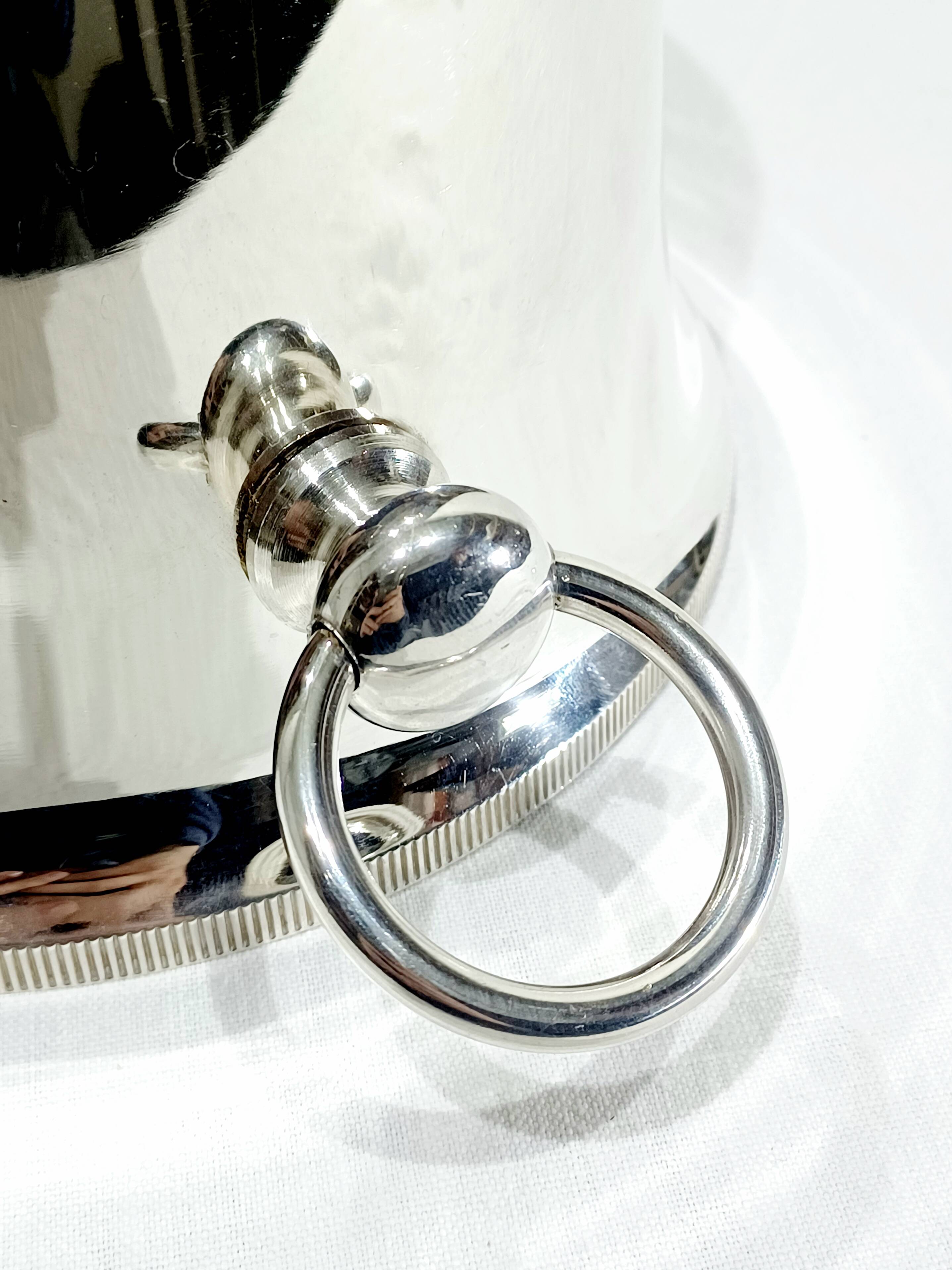 Silver-plated champagne bucket