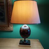 Lamp with lampshade 80'S Delmas