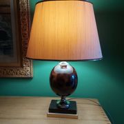 Lampe avec abat jour années 80'S Delmas