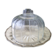Old moulded pressed glass cheese bell