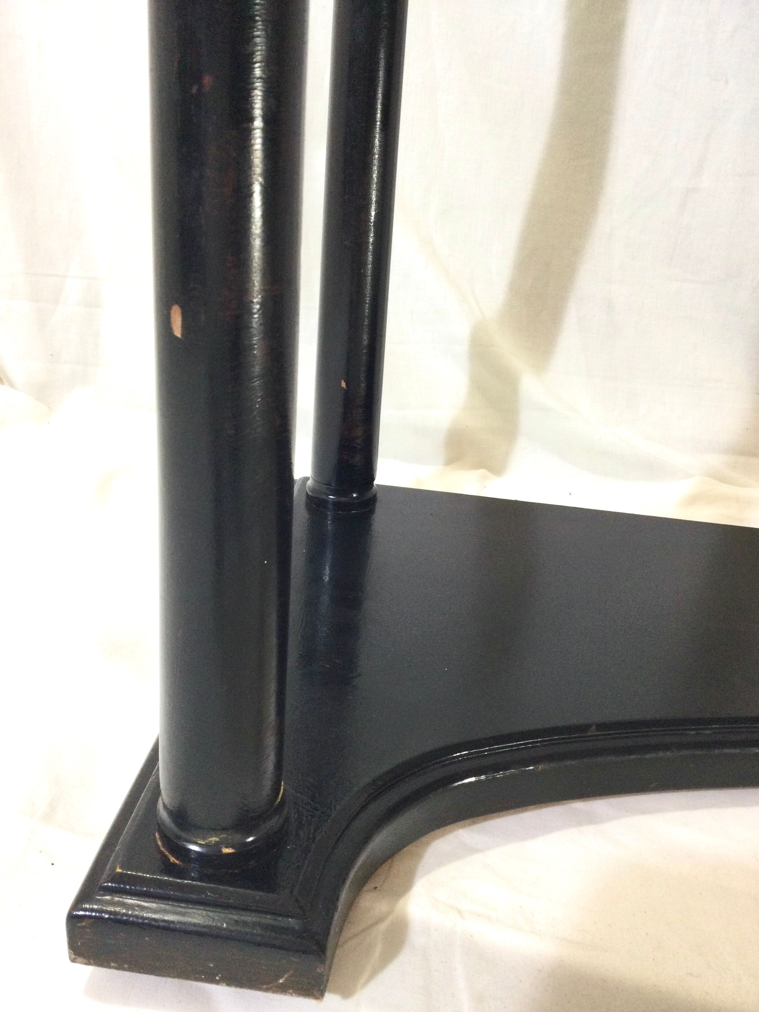 Wood and marble console