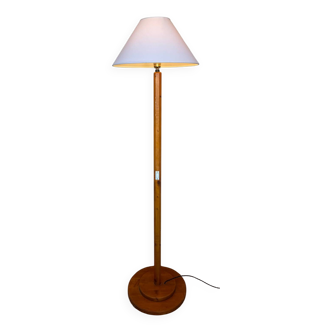 Antique wooden floor lamp