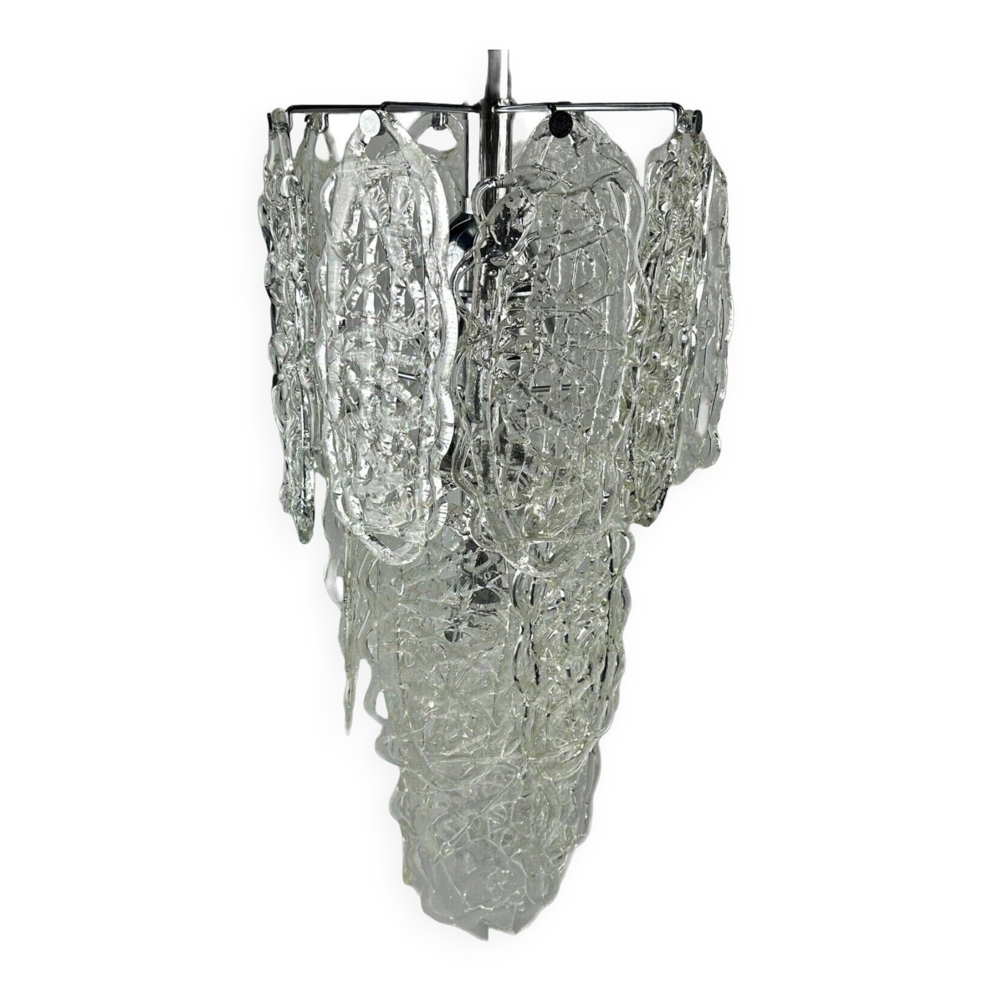 Av Mazzega chandelier in Murano glass 60s 70s