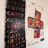 Contemporary oil painting on canvas