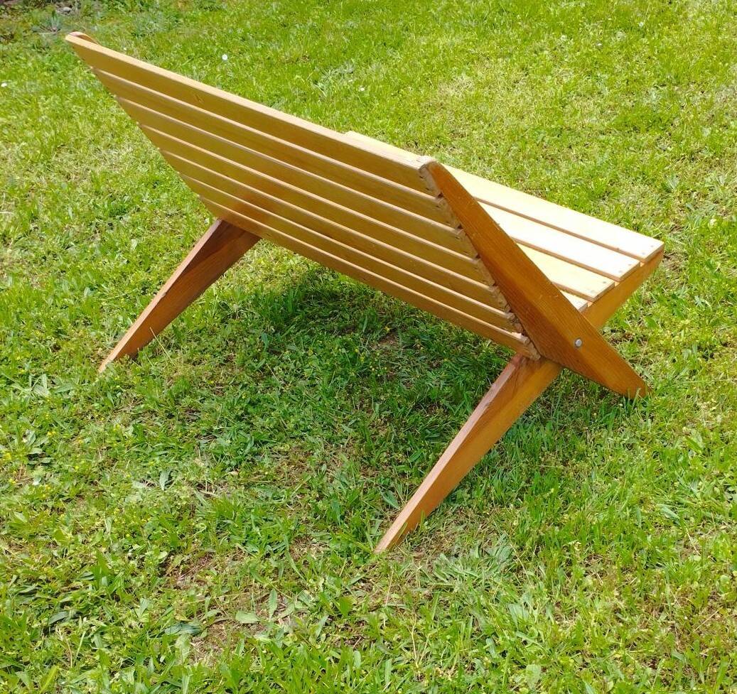 Banc pliant vintage