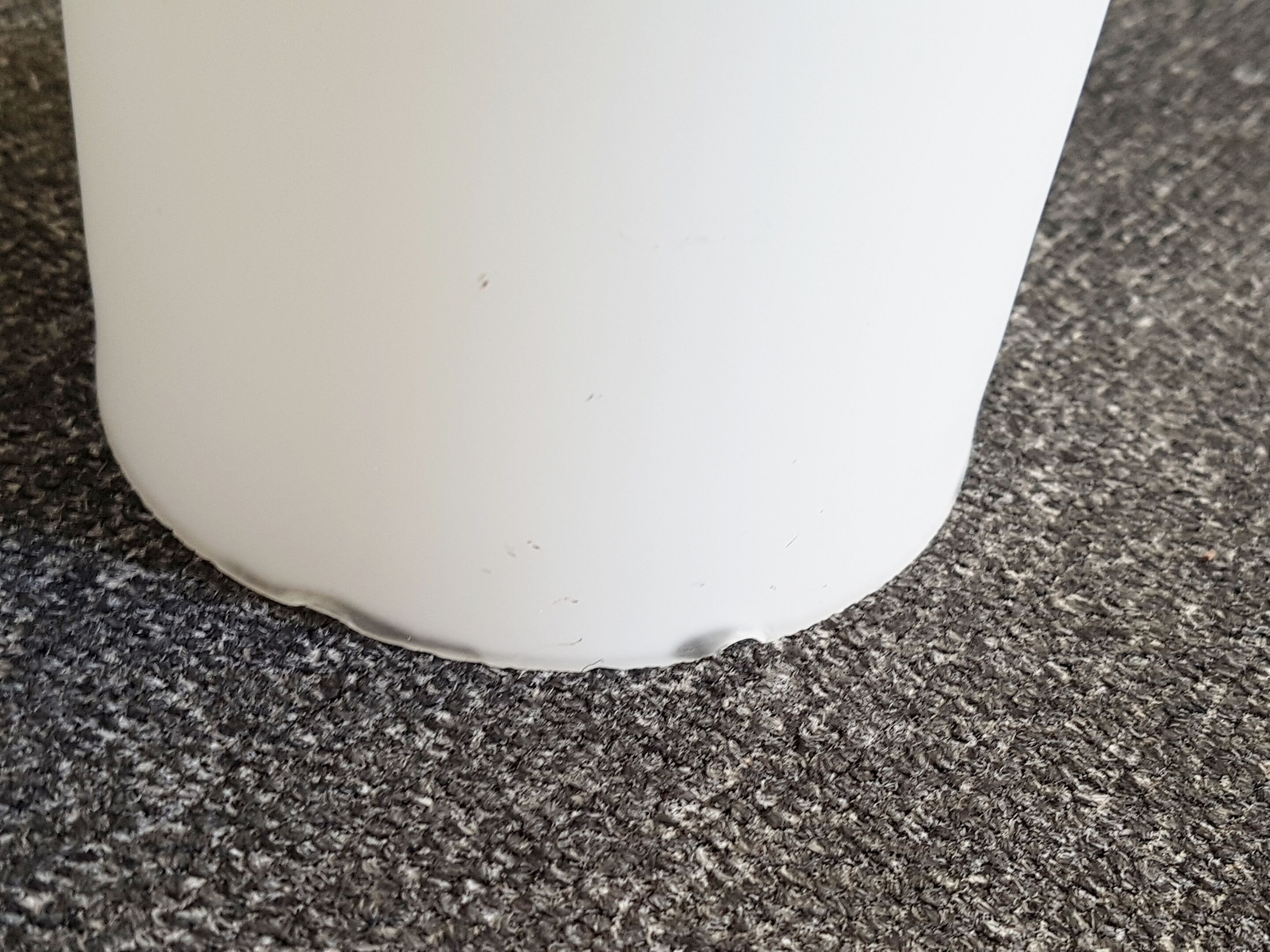 1950 vintage frosted glass suspension