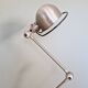 Lot de 4 lampes industrielle Jieldé en acier brossé, 3 bras