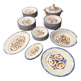 Creil and Montereau HBCM Floréal dinnerware set