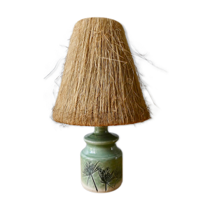 Lampe en céramique décor