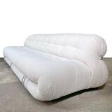 "Soriana" 4-seater sofa by Afra & Tobia Scarpa, 1970.