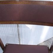 Set of 2 chairs wood folding american trump and skai