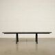 Marble and metal coffee table, Italy, 1970s-1980s.