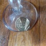 6 flûtes a champagne en cristal taillé main